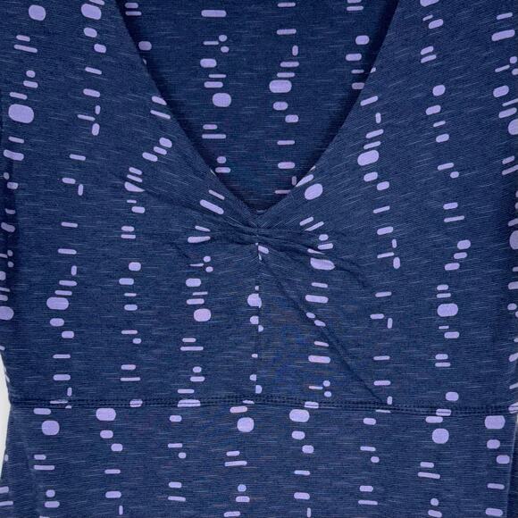 Toad & Co. Women’s Rosemarie Printed Tencel Blend Dress Small Navy Blue - Picture 3 of 14